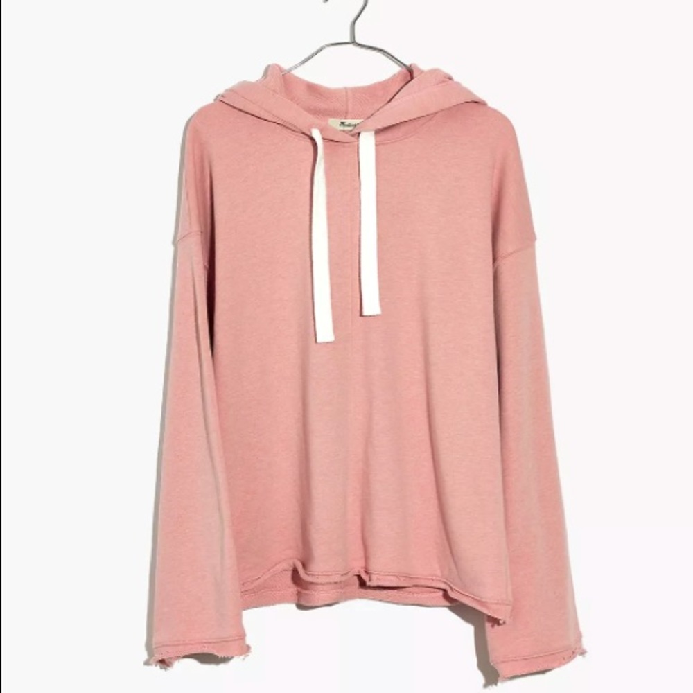 Madewell Bell-Sleeve Hoodie Sweatshirt
